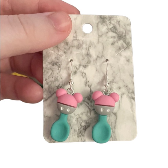 Disney Jewelry - Mickey Mouse Spoon Earrings - Disney